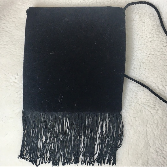 Sequin Evening Bag with Fringe - Picture 5 of 12